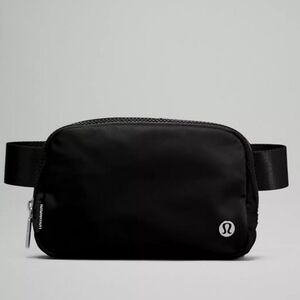 Lululemon Everywhere Belt Bag Black with Silver Hardware NWT in BAG LU9AX2S